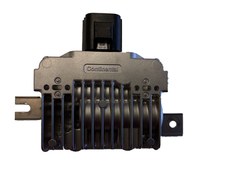 LR3 and LR4 parts Fuel Pump Controller with metal casing and electrical connector