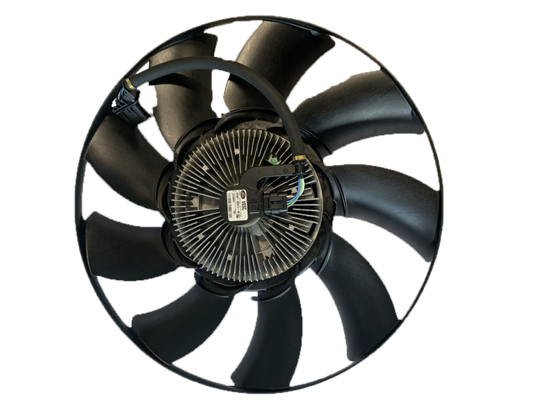 Range Rover LR3 and LR4 Fan Blade with motor assembly for engine cooling system replacement