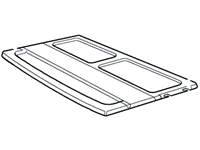 Range Rover Parts Sunroof Shade in Dark Granite for Enhanced Vehicle Interior