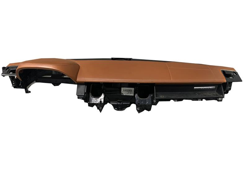 Brown leather Range Rover Parts dash panel replacement with black mounting components
