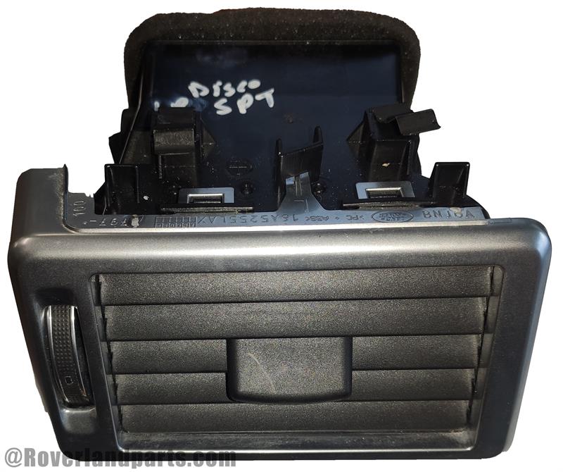 Discovery Sport dashboard air vent part with adjustable louvers for vehicle interior airflow control