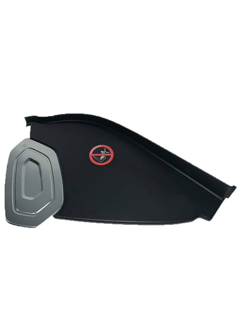 Range Rover dashboard replacement part in black with silver accent for vehicle interior