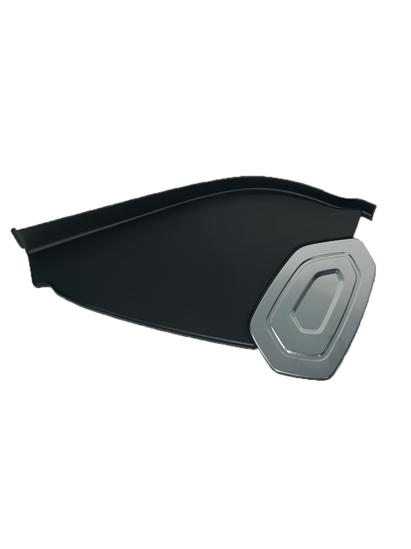 Range Rover dashboard part with black panel and silver trim for vehicle interior replacement