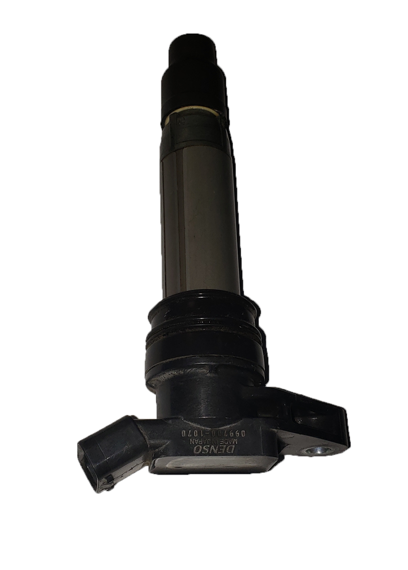 LR2 Parts ignition coil in black with electrical connector for vehicle ignition system