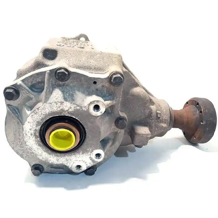 LR2 Parts Differential Assembly with metal casing and bolt attachments for vehicle drivetrain