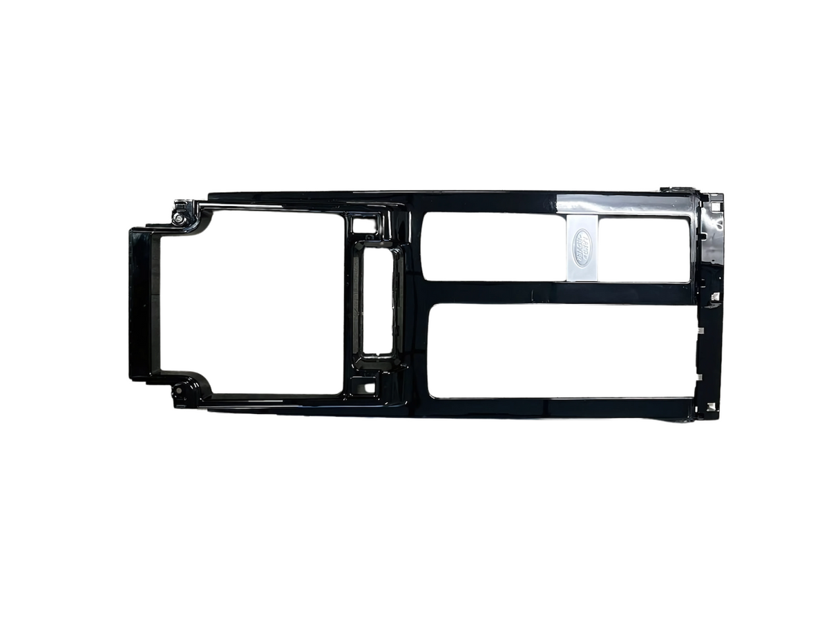 Roverland Parts Discovery Center Console Bezel in glossy black finish for vehicle interior