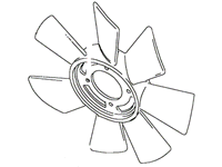 Discovery I Fan Blade designed for efficient cooling and optimal airflow in vehicles
