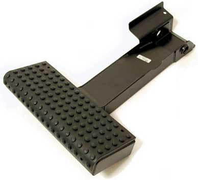 Discovery I rear access step black textured metal step for easy vehicle rear access