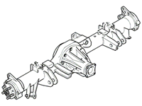 Discovery II Axle Assembly for off-road vehicle with differential and axle shafts