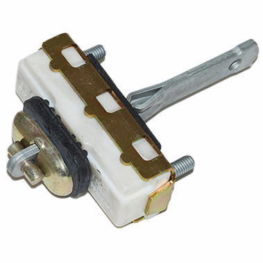 Discovery Parts Door Check mechanism with metal arm and mounting screws for vehicle doors