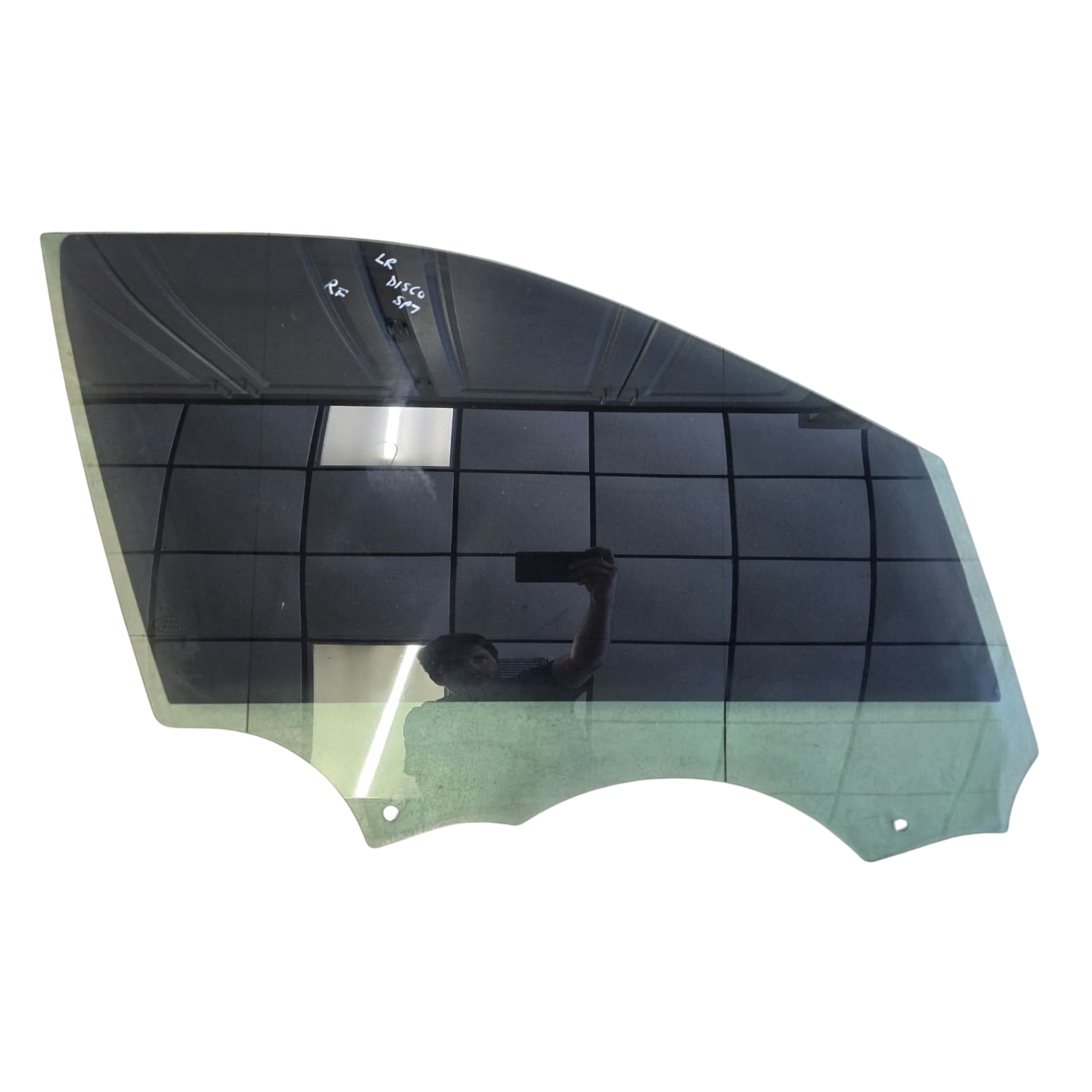 Land Rover sunshade with logo designed to protect interior and door glass from sunlight