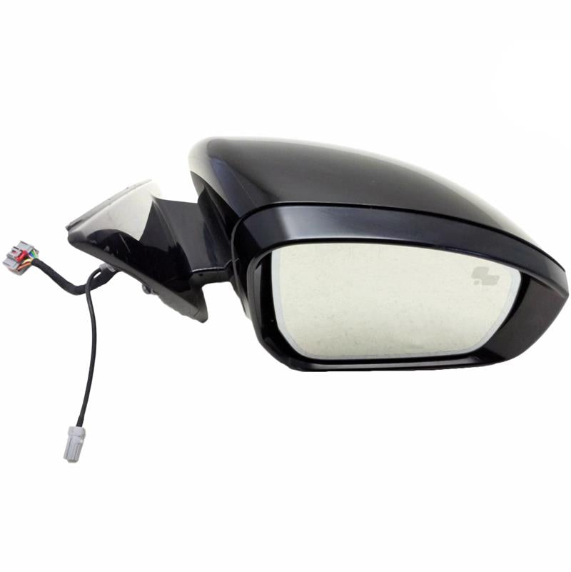 Black Land Rover Range Rover Parts Door Mirror Assembly with wiring connector