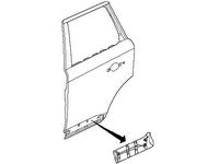 Range Rover Door Moulding replacement part for vehicle door exterior protection