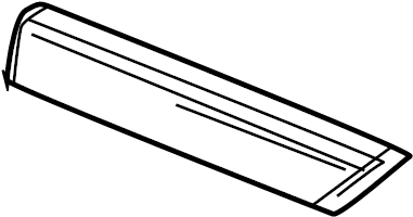 Discovery parts replacement door component for vehicle door repair and maintenance