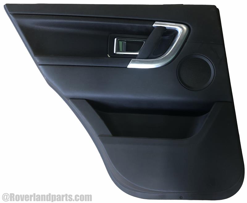 Land Rover Discovery Sport Parts black interior Door Trim Panel with silver handle and speaker