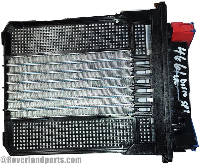Electric Heater for Discovery Sport with black frame and metal heating elements