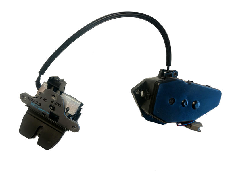 Evoque Parts End Gate Latch with connecting cable for secure vehicle tailgate closure