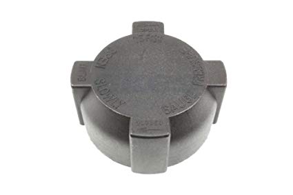 Discovery Parts black plastic cap for engine with cross-shaped grip design