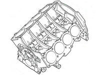 Discovery engine block part for automotive repair and replacement