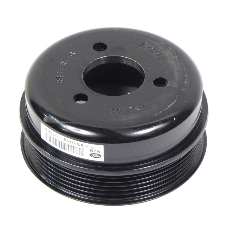 Land Rover Range Rover Parts Engine Cooling Fan pulley component in black metal