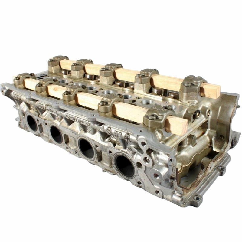 Land Rover Range Rover Cylinder Head assembly with dual camshafts and valve train in silver