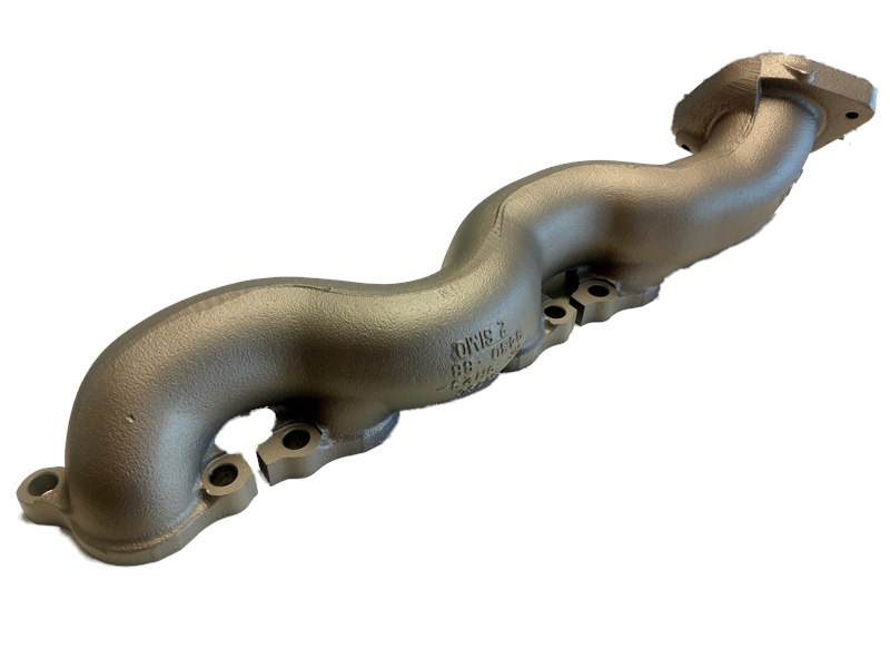 LR4 exhaust manifold for LR3 and LR4 parts with durable metal construction and precise mounting points