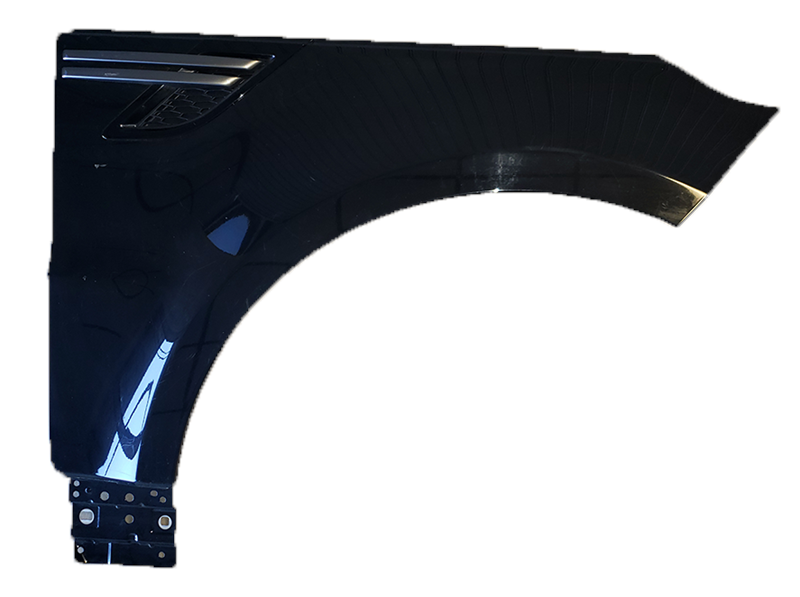 Black Range Rover Fender replacement part with vents and mounting brackets