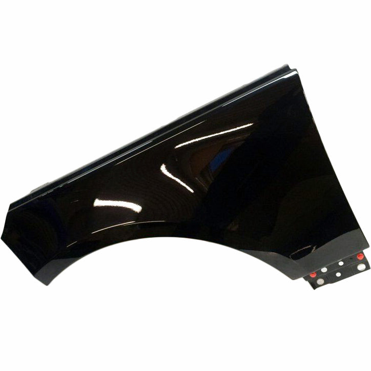 Black Land Rover Range Rover Fender replacement part with smooth glossy finish