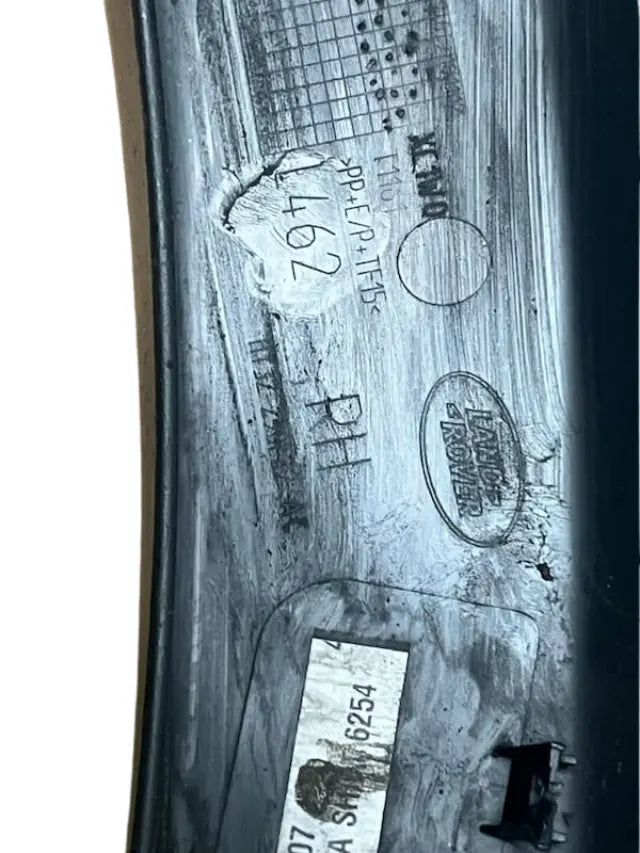 Close-up view of Roverland Parts branded Fender Flare Right Rear with part numbers and labels