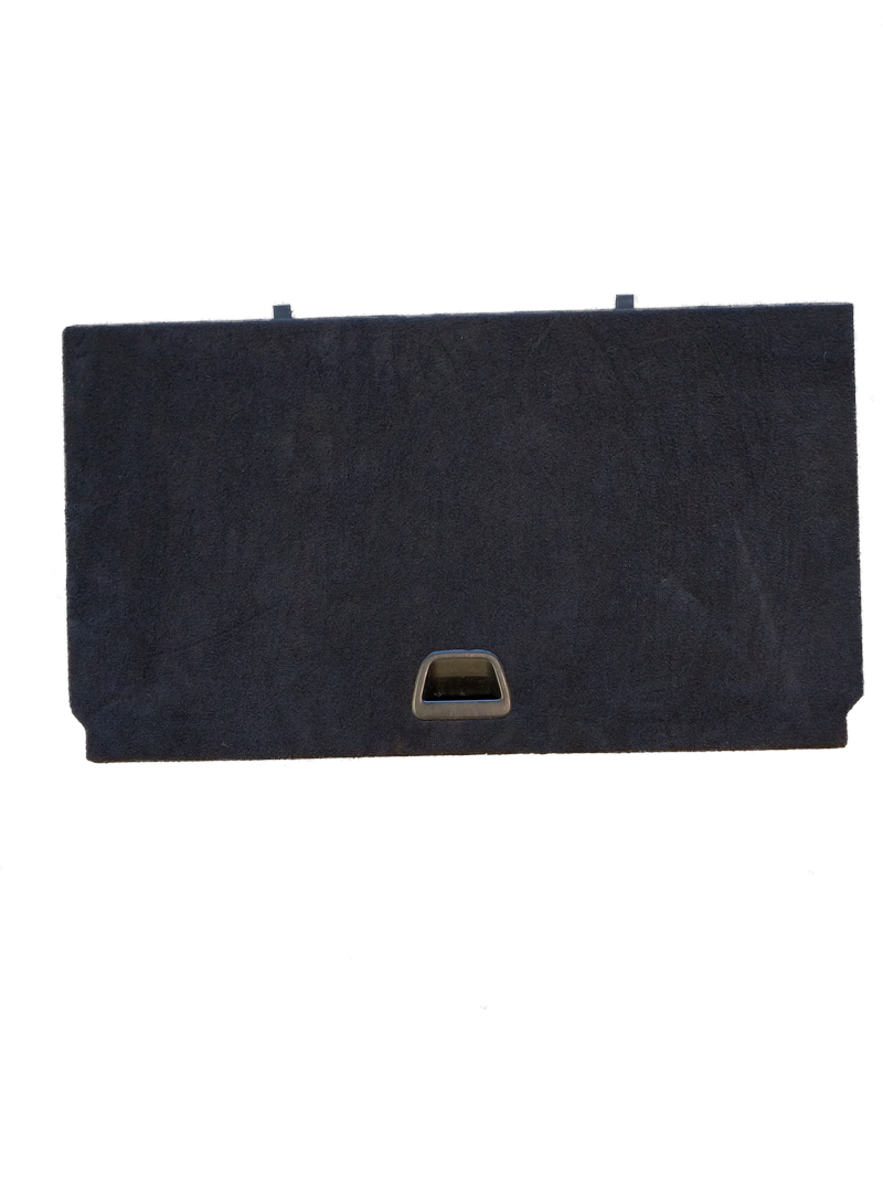 Black carpeted Floor Panel for LR3 and LR4 parts with mounting clips and handle