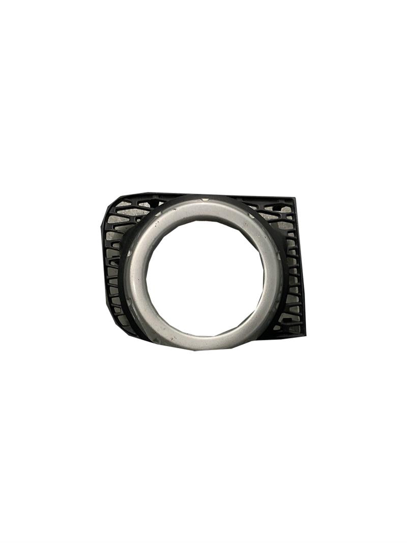 Range Rover fog light housing frame replacement part in black and silver finish