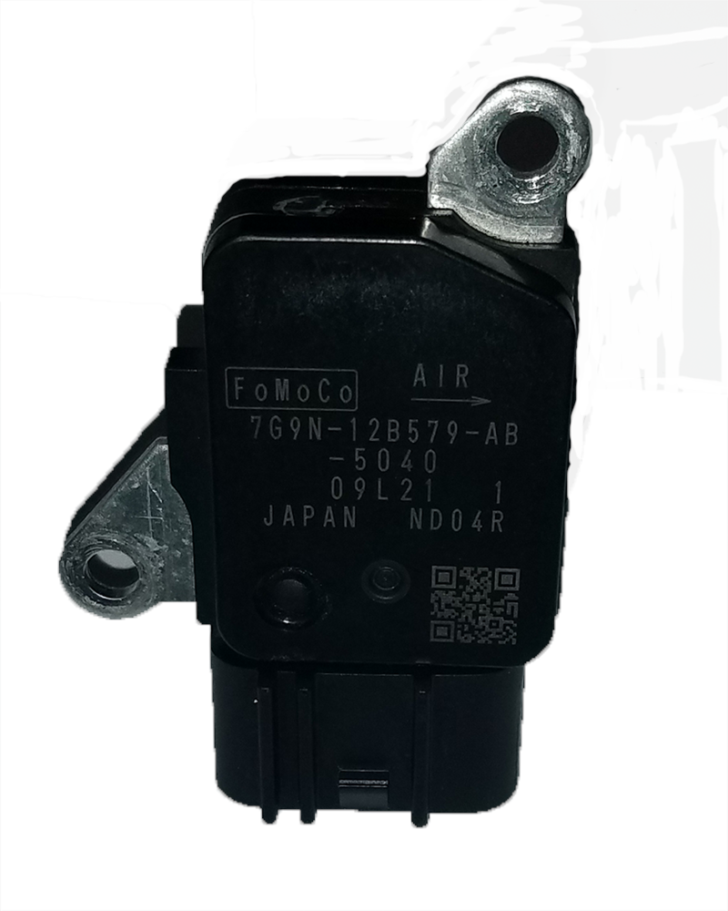 Range Rover Parts Mass Air Flow Sensor by FoMoCo with mounting holes and electrical connector
