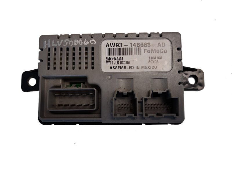 Range Rover Seat Heat Module replacement part with electrical connectors and gray plastic housing