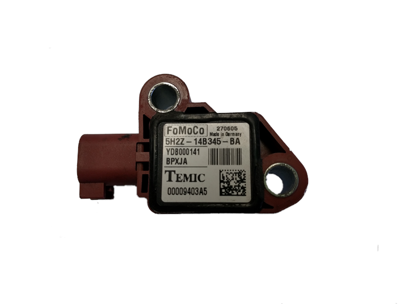 Side Impact Sensor for LR3 and LR4 vehicle parts with mounting holes and electrical connector