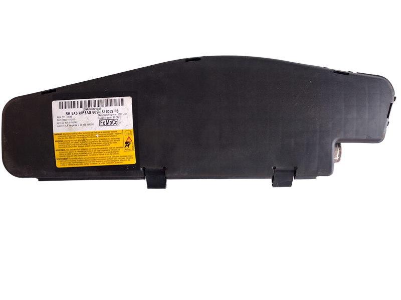 2006-2013 Range Rover airbag seat right black replacement part with warning labels