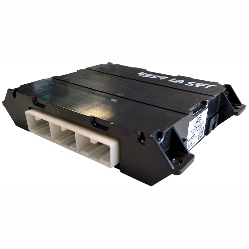 Land Rover LR3 LR4 Air Control Module automotive part with black casing and white connector