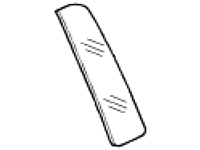 Freelander Door Fixed Vent Glass replacement part with clear durable glass for Freelander vehicles