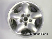 Silver Freelander Wheel rim for Land Rover Freelander with five spokes and bolt holes