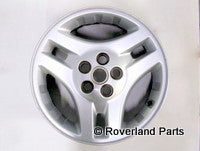 Silver Freelander Wheel with five-spoke design for Roverland Freelander vehicle replacement parts