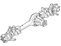 Discovery Parts Front Axle Assembly for improved vehicle stability and performance