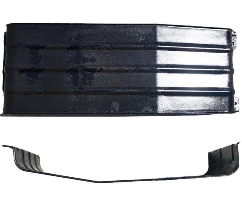 Black Land Rover Discovery Parts fuel tank and protective skid plate components