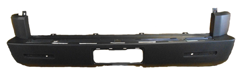 Black rear bumper replacement part for LR3 and LR4 vehicles by LR3