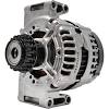 LR2 Parts alternator with silver metal housing and pulley for vehicle engine system