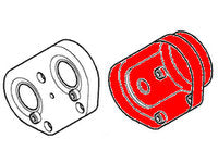 Freelander Parts Belt Cover component in red and white for vehicle engine protection