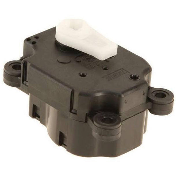 Range Rover Blend Door Actuator in black with white lever used for HVAC system control