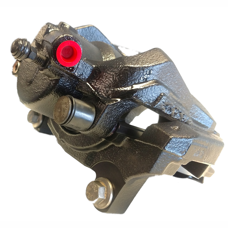 Black heavy-duty Brake Caliper for Evoque parts with red protective cap and metal mounting bolts