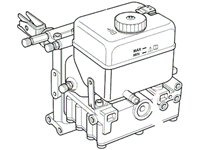 Range Rover Brake Master Cylinder Booster component for vehicle braking system replacement