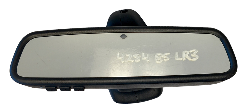 LR3 Rear View Mirror replacement part for LR3 vehicle with black frame and mounting base