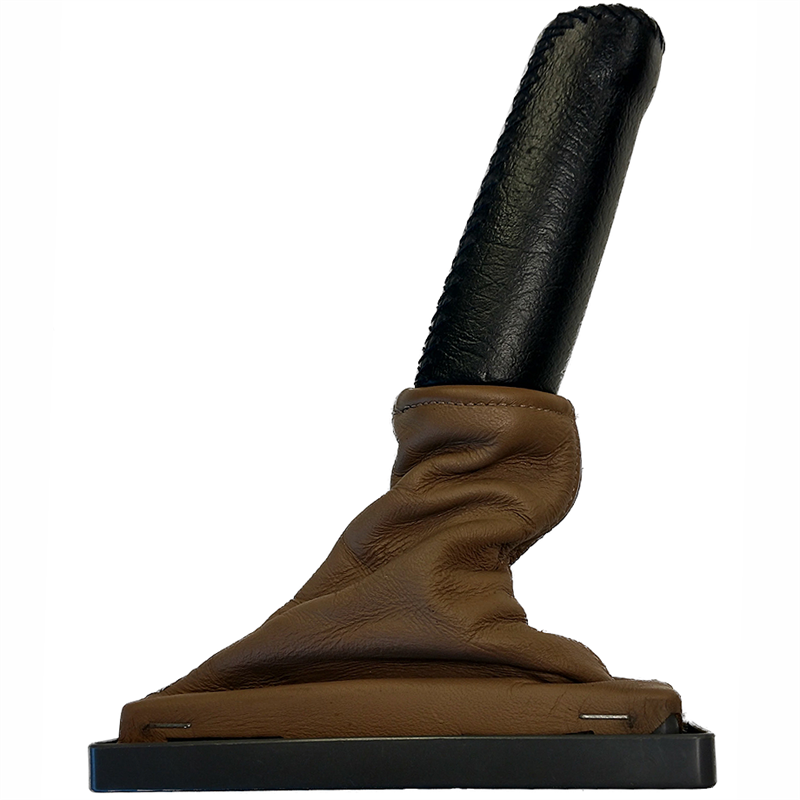 Land Rover Range Rover Parts brown and black leather parking brake handle cover