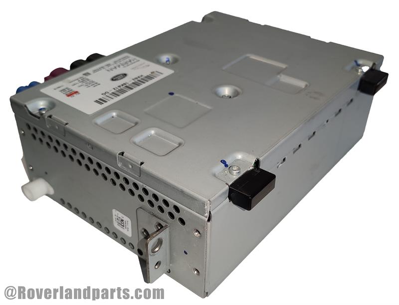 Land Rover Discovery Sport Parts radio receiver metal unit with connection ports and mounting brackets